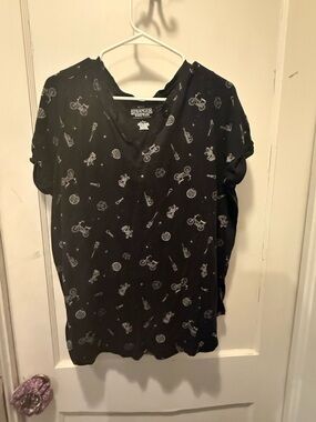 Stranger Things Notched collar Short Sleeve Tee